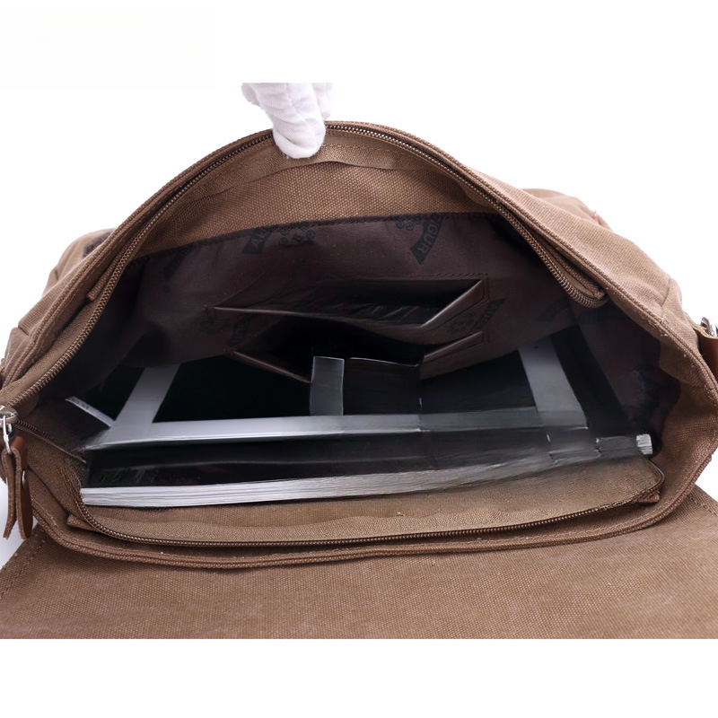 Nuova borsa a tracolla da uomo in tela coreana delle borse casual per studenti_voghion.com